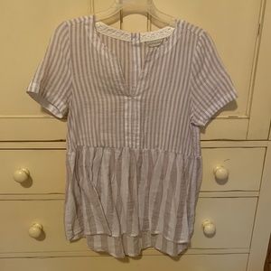 Anthropologie: Striped blouse